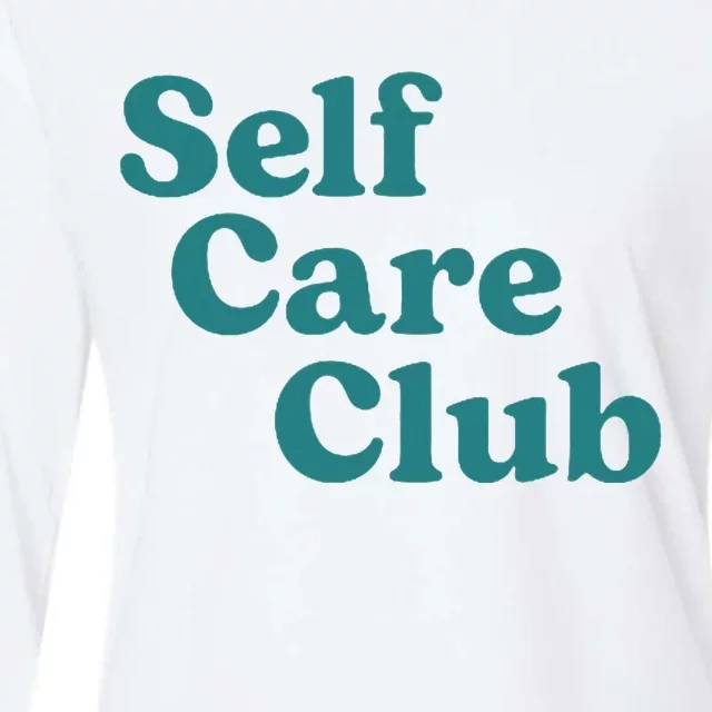 Self Care Club Inspiring Aesthetic Self Love Womens Cotton Relaxed Long Sleeve T-Shirt