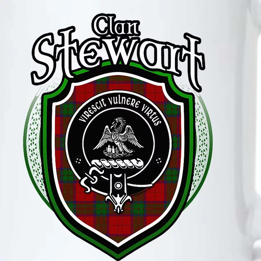 Stewart Clan Crest Scottish Clan Stewart Family Badge Black Color Changing Mug