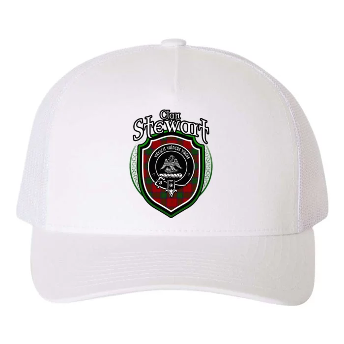 Stewart Clan Crest Scottish Clan Stewart Family Badge Yupoong Adult 5-Panel Trucker Hat