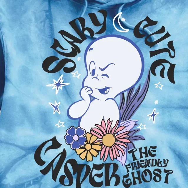 Scary Cure Casper The Friendly Ghost Tie Dye Hoodie