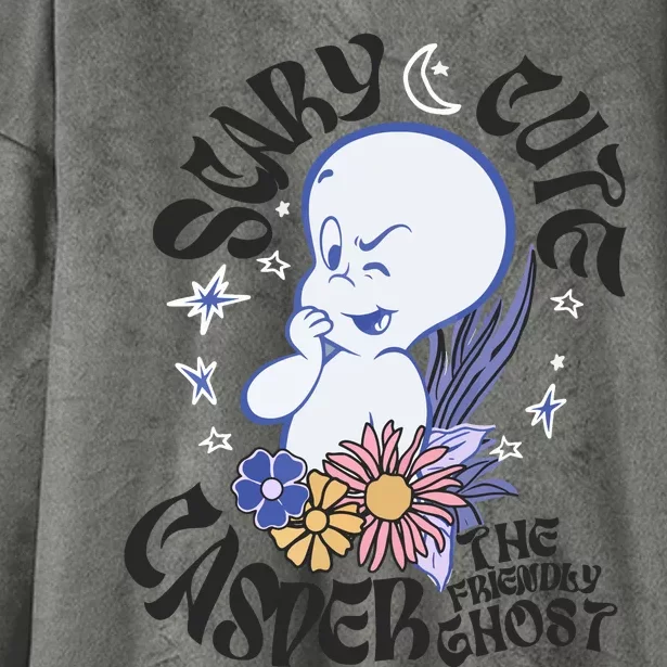 Scary Cure Casper The Friendly Ghost Hooded Wearable Blanket