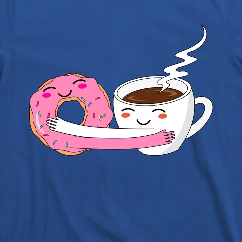 Super Cute Coffee And Donut Valentines Day Gift T-Shirt