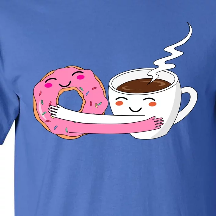 Super Cute Coffee And Donut Valentines Day Gift Tall T-Shirt