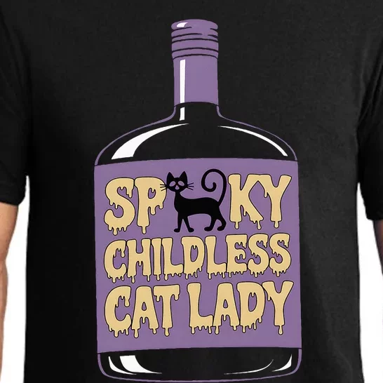 Spooky Childless Cat Lady Funny Halloween Kamala Harris Pajama Set