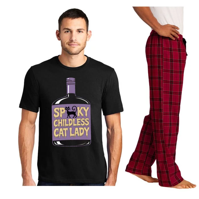 Spooky Childless Cat Lady Funny Halloween Kamala Harris Pajama Set