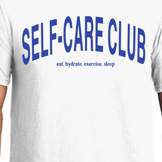 Self Care Club Eat Hydrate Exercise Sleep Pajama Set