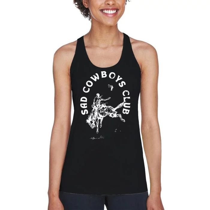 Sad Cowboy Club Women's Racerback Tank