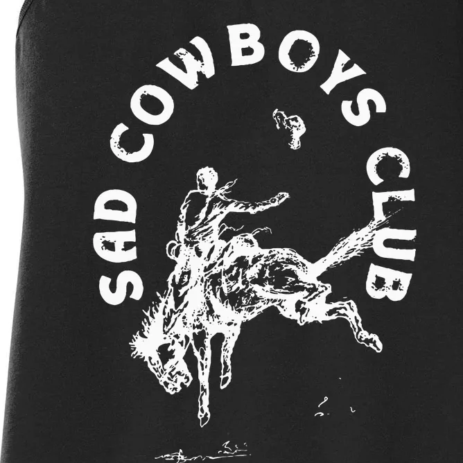 Sad Cowboy Club Women's Racerback Tank