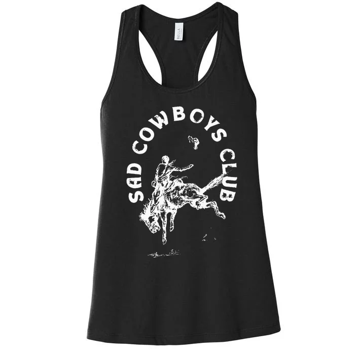 Sad Cowboy Club Women's Racerback Tank