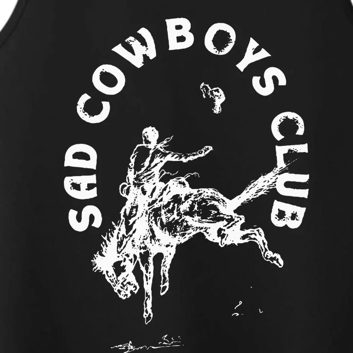 Sad Cowboy Club Performance Tank