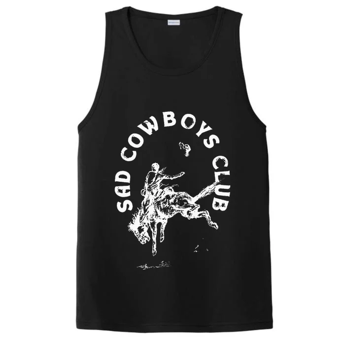 Sad Cowboy Club Performance Tank