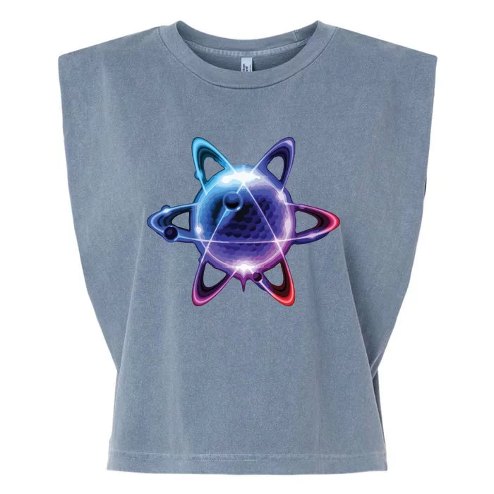 Science Chemistry Chemist Atom Shirts Physics Garment-Dyed Women's Muscle Tee