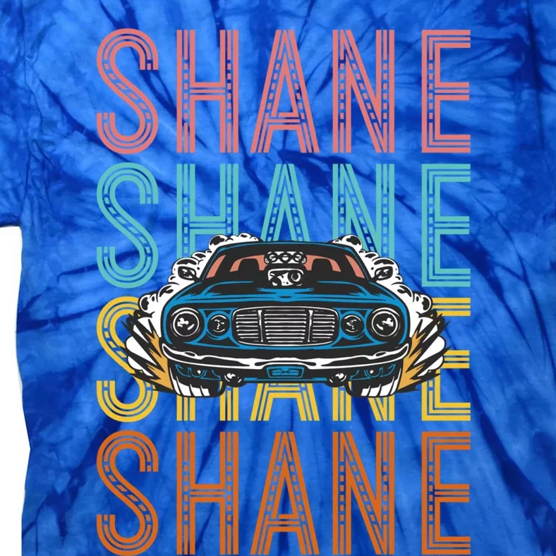 Shane Custom Car Racing Hobbyist Gift Tie-Dye T-Shirt