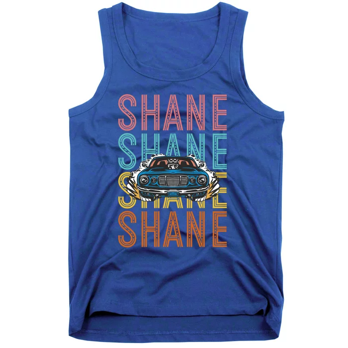 Shane Custom Car Racing Hobbyist Gift Tank Top