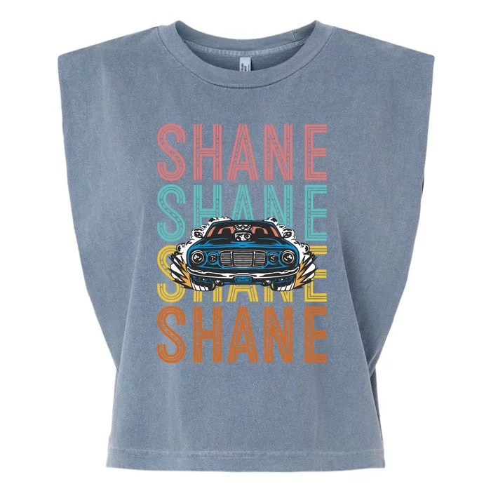 Shane Custom Car Racing Hobbyist Gift Garment-Dyed Women's Muscle Tee