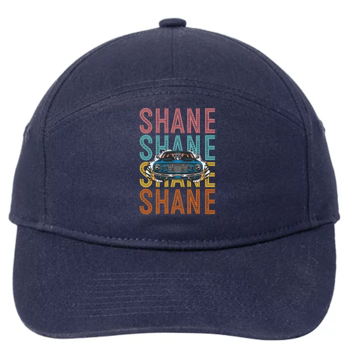 Shane Custom Car Racing Hobbyist Gift 7-Panel Snapback Hat