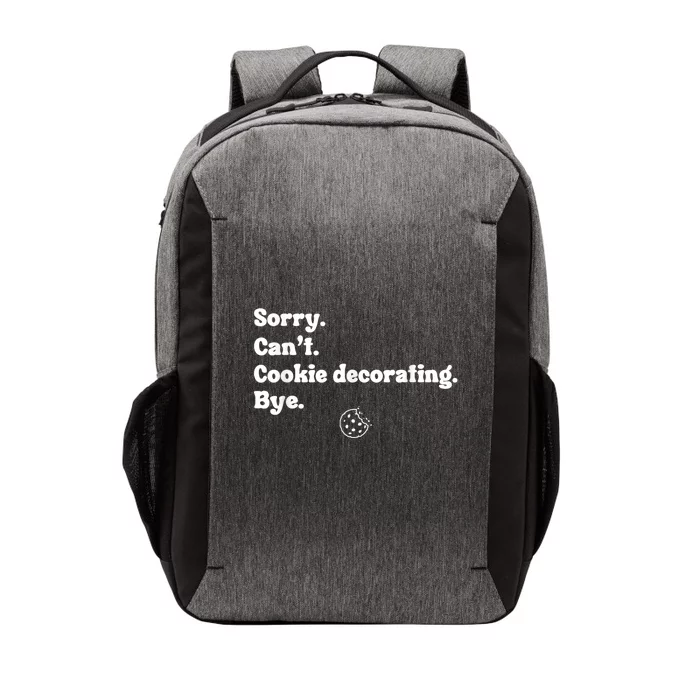 Sorry Cant Cookie Decorating Bye Funny Cookies Vector Backpack