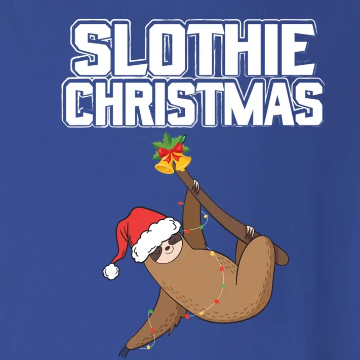 Slothie Christmas Cute Sloth Lover Merry Slothmas Xmas Gift Toddler Long Sleeve Shirt