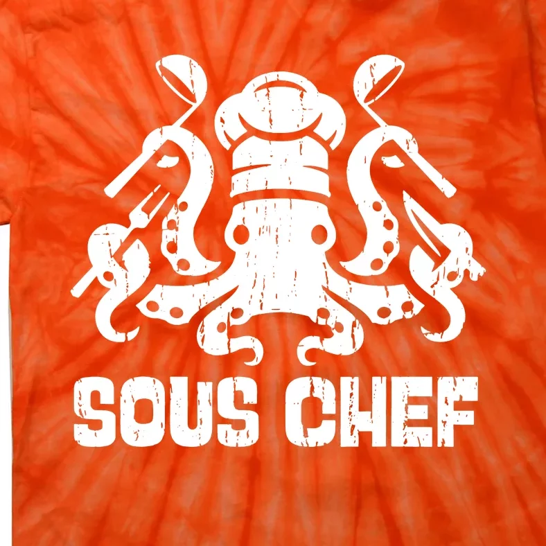 Sous Chef Culinary Octopus Kitchen Tie-Dye T-Shirt