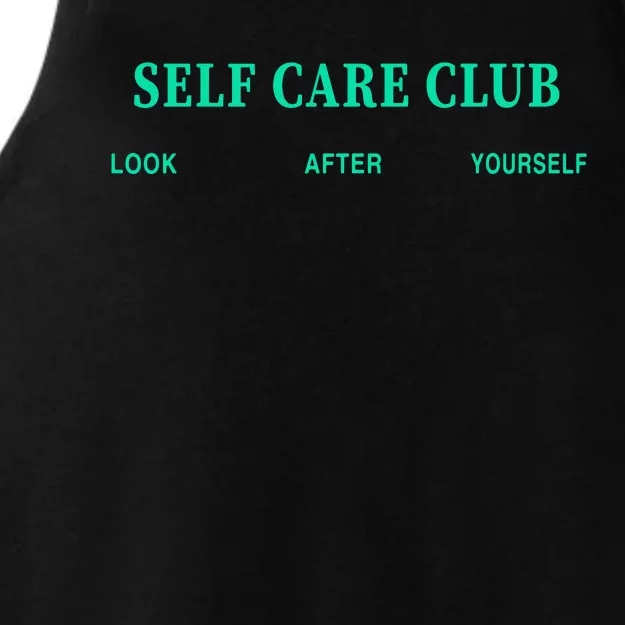 Self Care Club Look After Yourself Ladies Tri-Blend Wicking Tank