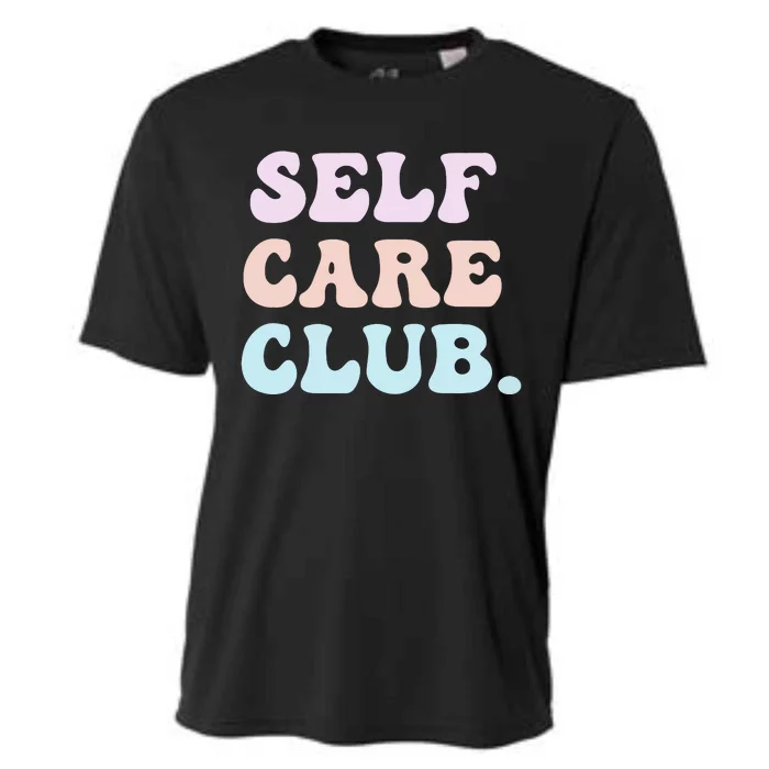 Self Care Club Mental Health Pastel Bubble Positive Cute Hoodie Cooling Performance Crew T-Shirt