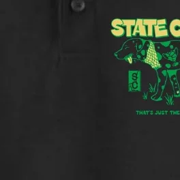 State Champs Doggo ThatS Just The Way Things Go Dry Zone Grid Performance Polo