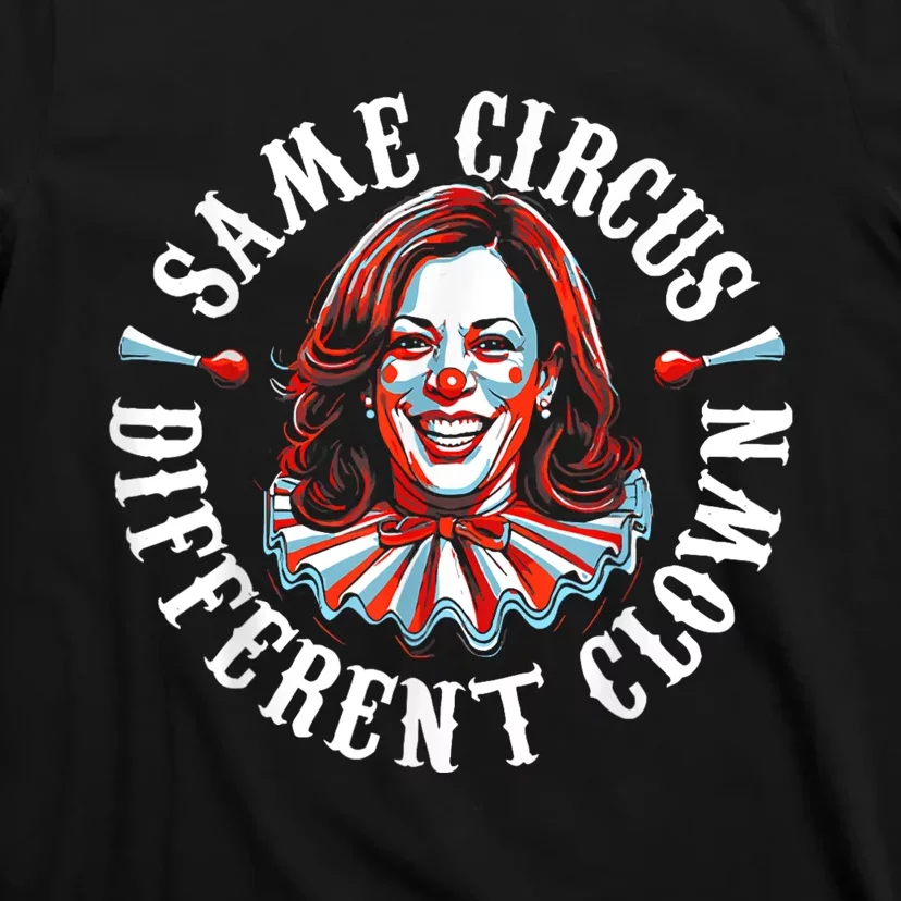 Same Circus Different Clown Anti Kamala Halloween 2024 T-Shirt