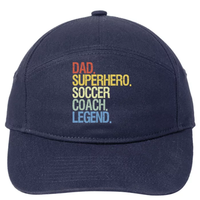 Soccer Coach Dad 7-Panel Snapback Hat