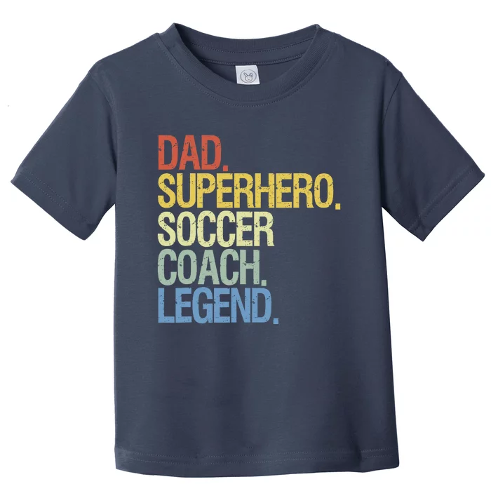 Soccer Coach Dad Toddler T-Shirt