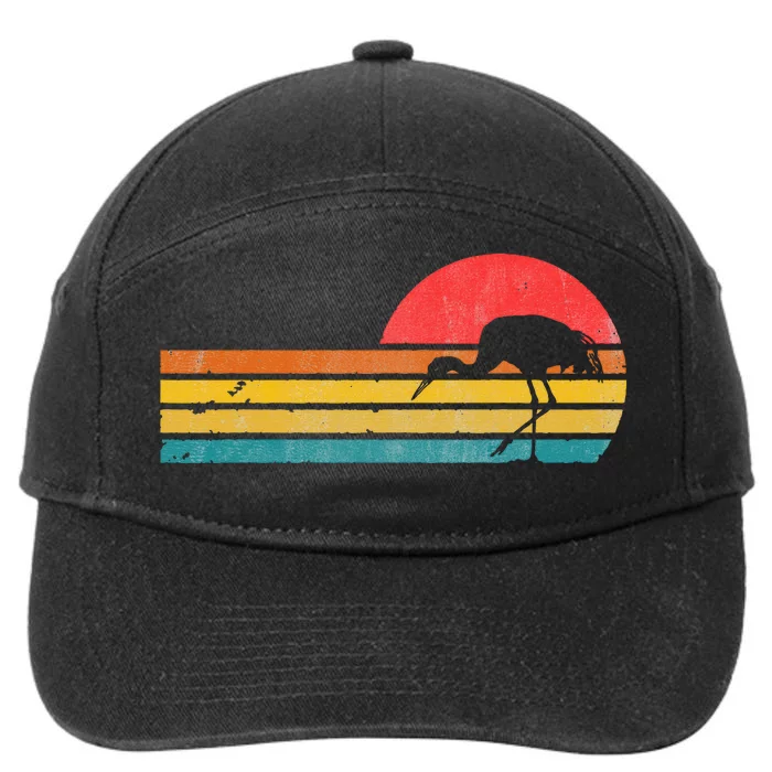 Sandhill Crane Design For A Sandhill Crane Birder 7-Panel Snapback Hat