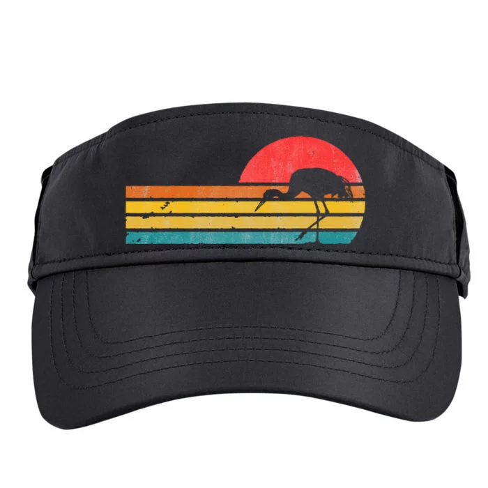 Sandhill Crane Design For A Sandhill Crane Birder Adult Drive Performance Visor