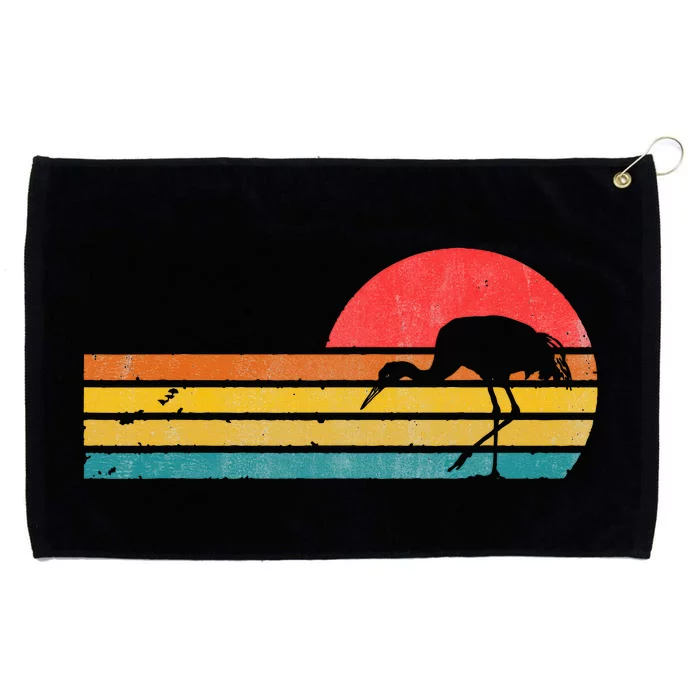 Sandhill Crane Design For A Sandhill Crane Birder Grommeted Golf Towel