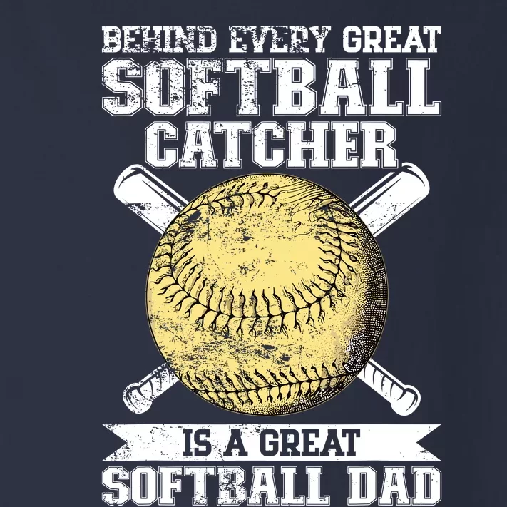 Softball Catcher Dad Pitcher Fastpitch Coach Fathers Day Toddler Long Sleeve Shirt