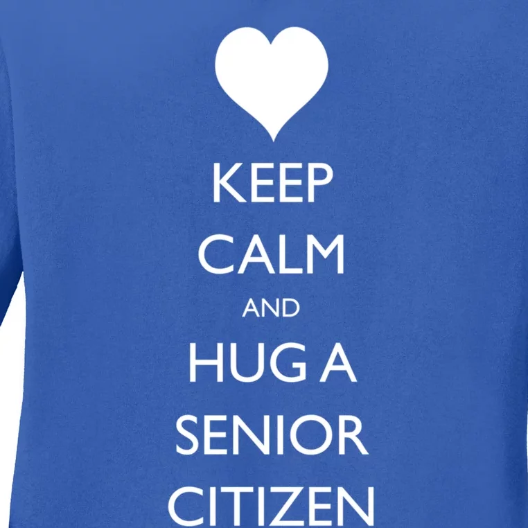 Senior Citizens Day Grandparents Senior Citizen Cute Gift Ladies Long Sleeve Shirt