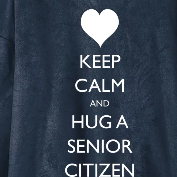 Senior Citizens Day Grandparents Senior Citizen Cute Gift Hooded Wearable Blanket