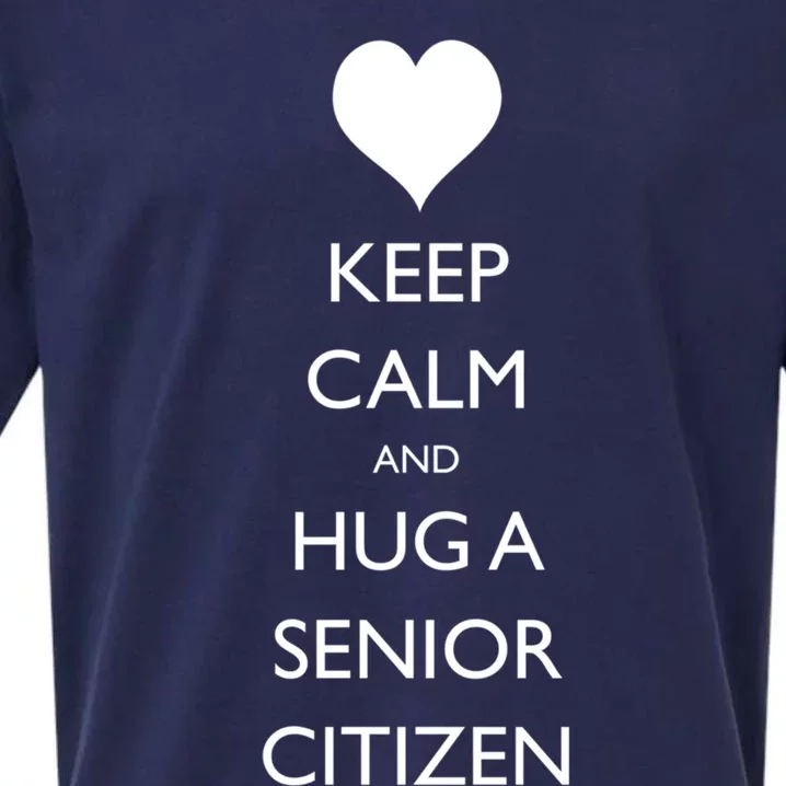 Senior Citizens Day Grandparents Senior Citizen Cute Gift Sueded Cloud Jersey T-Shirt