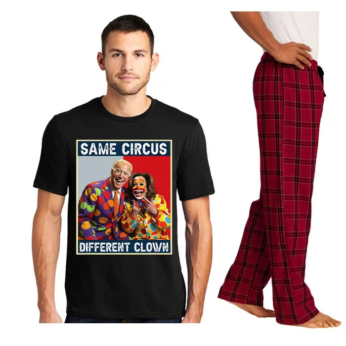 Same Circus Different Clown Funny Kamala Harris Clown (2) Pajama Set