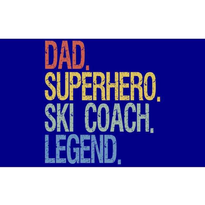 Ski Coach Dad Gift Bumper Sticker