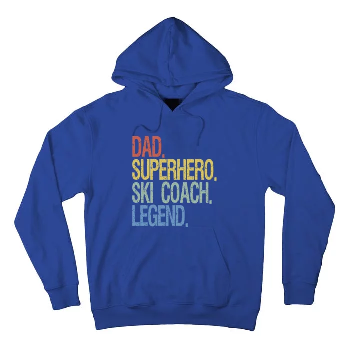 Ski Coach Dad Gift Tall Hoodie