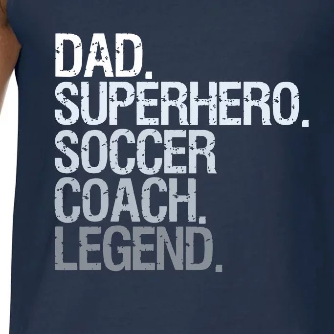 Soccer Coach Dad Comfort Colors® Tank Top