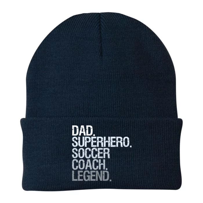 Soccer Coach Dad Knit Cap Winter Beanie