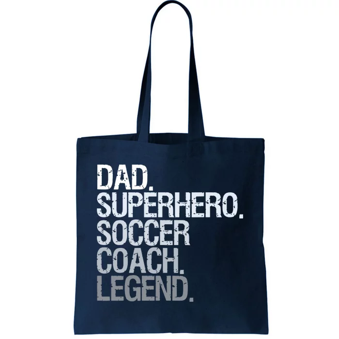 Soccer Coach Dad Tote Bag