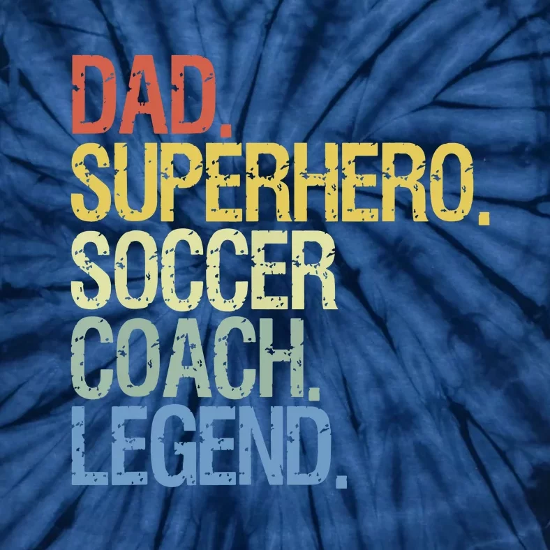 Soccer Coach Dad Tie-Dye T-Shirt