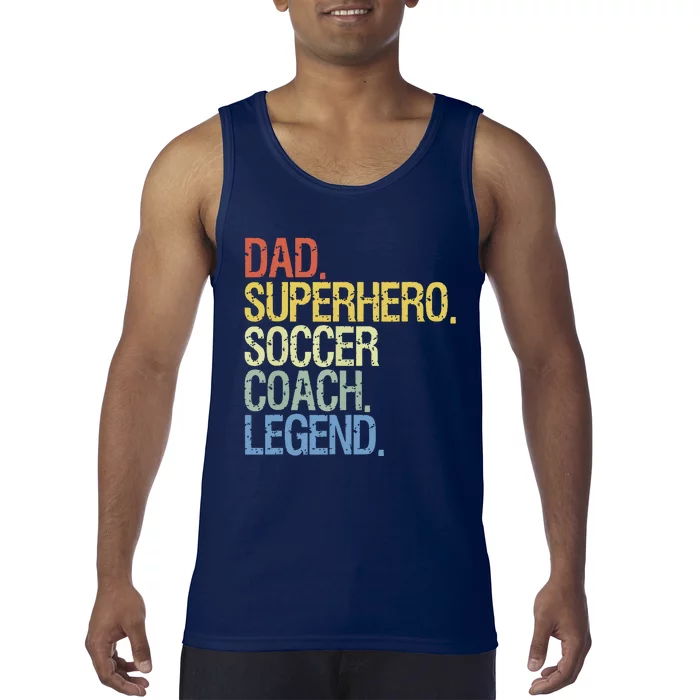 Soccer Coach Dad Tank Top