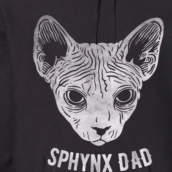 Sphynx Cat Dad Premium Hoodie