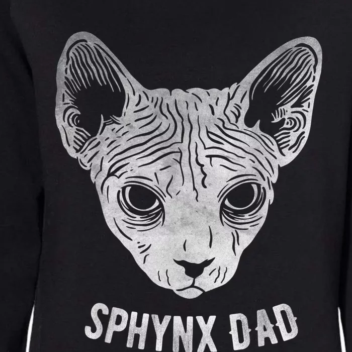 Sphynx Cat Dad Womens California Wash Sweatshirt