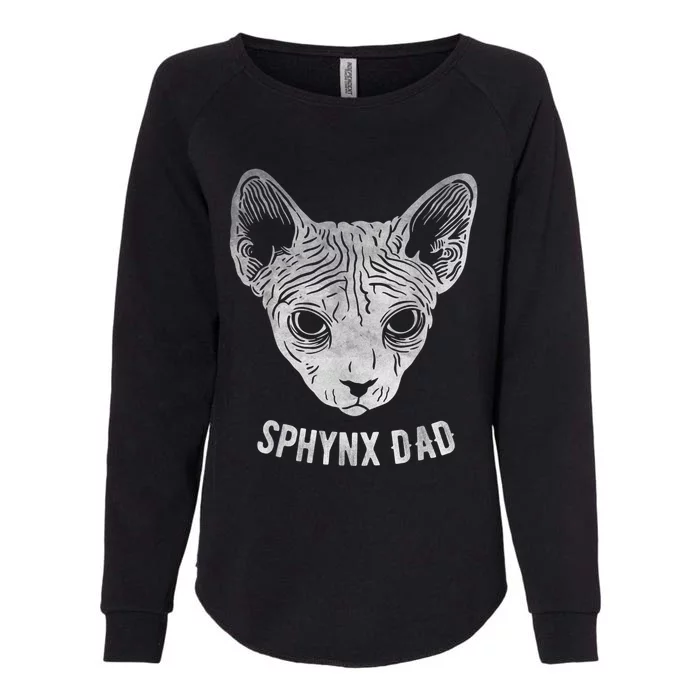 Sphynx Cat Dad Womens California Wash Sweatshirt