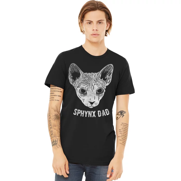 Sphynx Cat Dad Premium T-Shirt