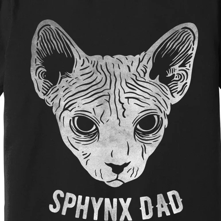 Sphynx Cat Dad Premium T-Shirt