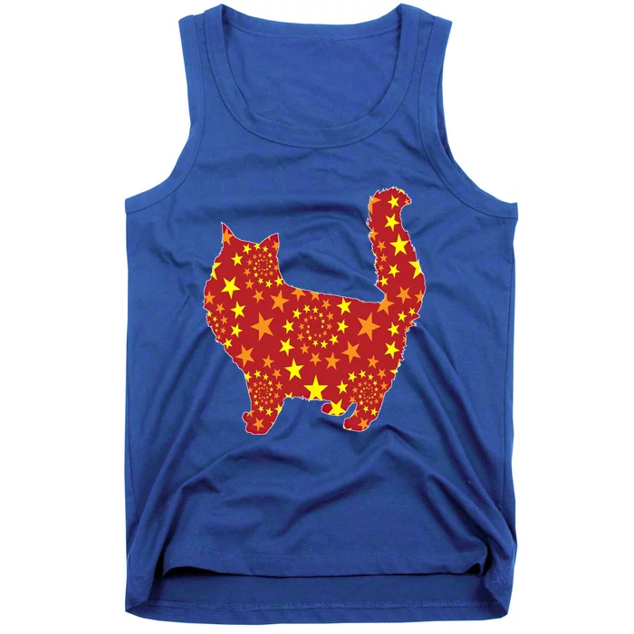 Star Cat Design Unique Meaningful Gift Tank Top